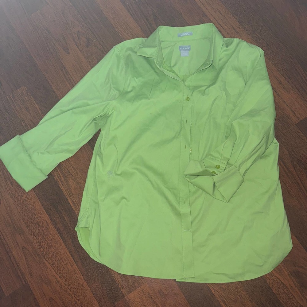 Chico’s women’s button up blouse size 12